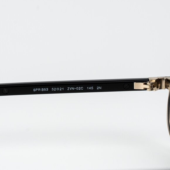 Prada Women Sunglasses Gold Grey Gradient Oval PRB53S ZVN02C NEW AUTHENTIC - Picture 11 of 14